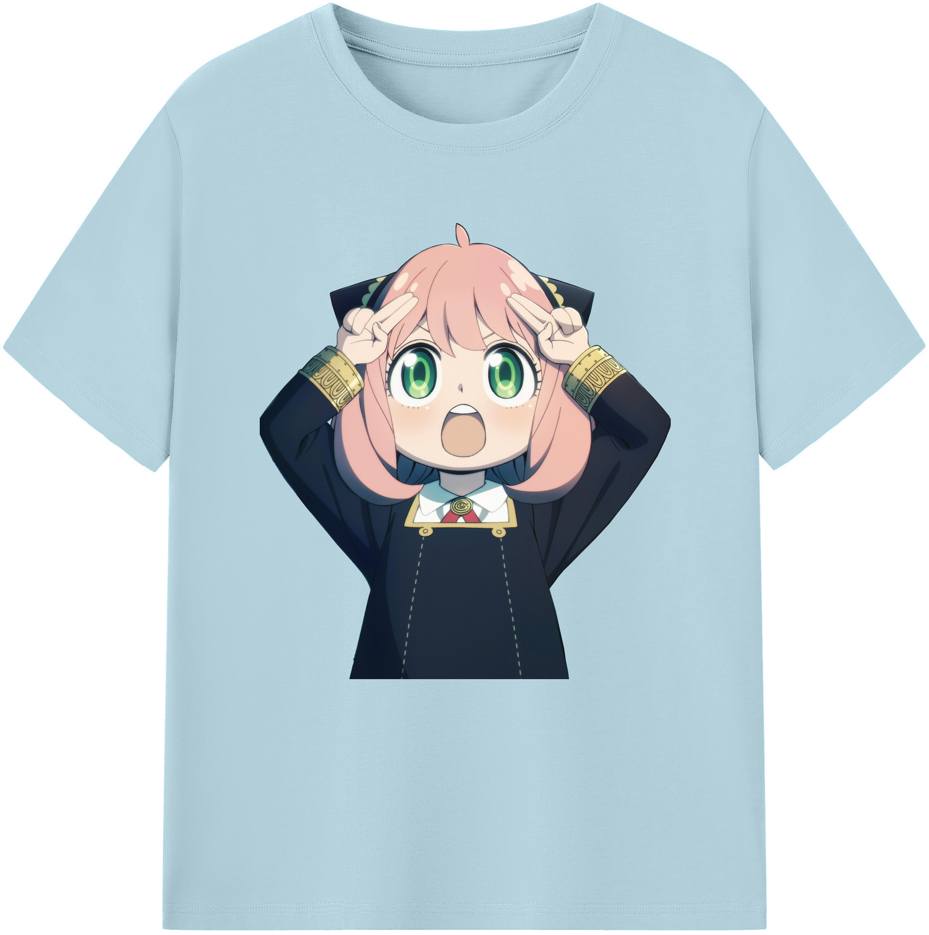 （画像用） SPY×FAMILY间谍家家酒 綿100％半袖Tシャツ（フロントプリント）